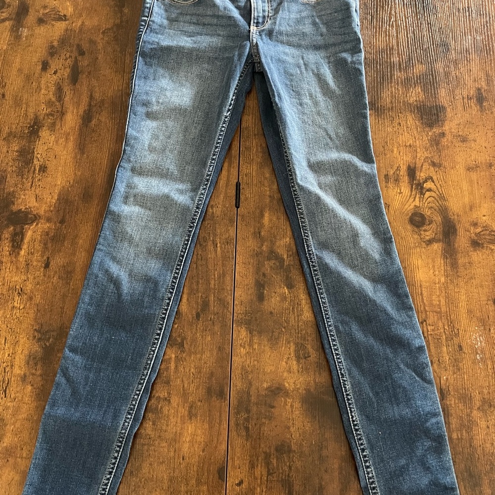 Hollister Women's Skinny Jeans - Blue